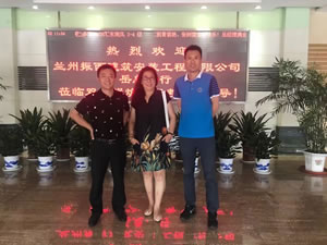 蘭州振西建筑安裝工程有限公司岳總一行蒞臨雙良鍋爐公司考察！